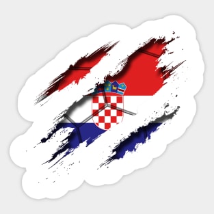 Croatia Football Sticker